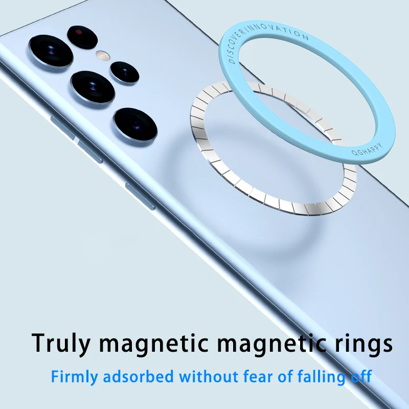 New Universal Mobile Phone Magnetic Ring Plate for Magsafe Wireless Charging Cellphone Accessories Magnet Stand Sheet for iPhone