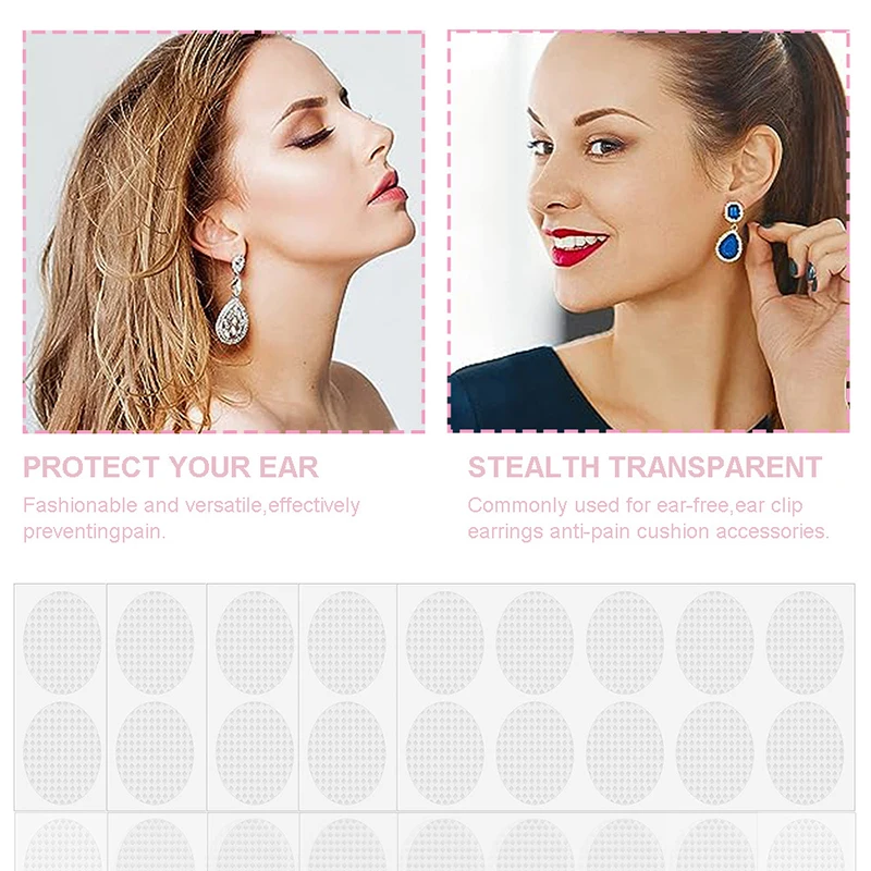 

100 шт. невидимых стабилизаторов для серег, защитные водонепроницаемые пластыри для ушной кожи, поддержка для серег, ушные пластыри для крепления серег