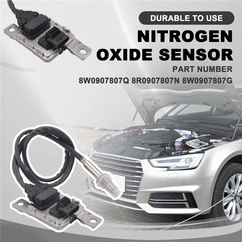For A4 Avant 2.0 TDI 3.0 5.0 TDI Quattro Compatible Nox Sensor 8W0907807Q 8R0907807N Nitrogen Oxide Detection Unit-X59A