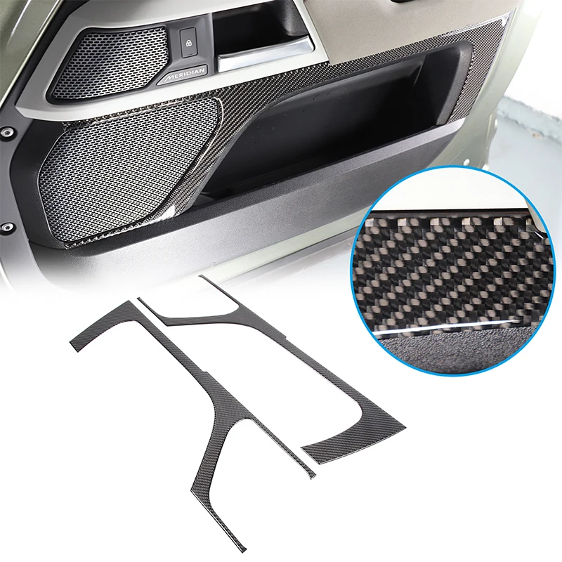 

For Land Rover Defender 2022-2025 Soft Carbon Fiber Car Inner Door Panel Decorative Strip Trim Sticker Accessories