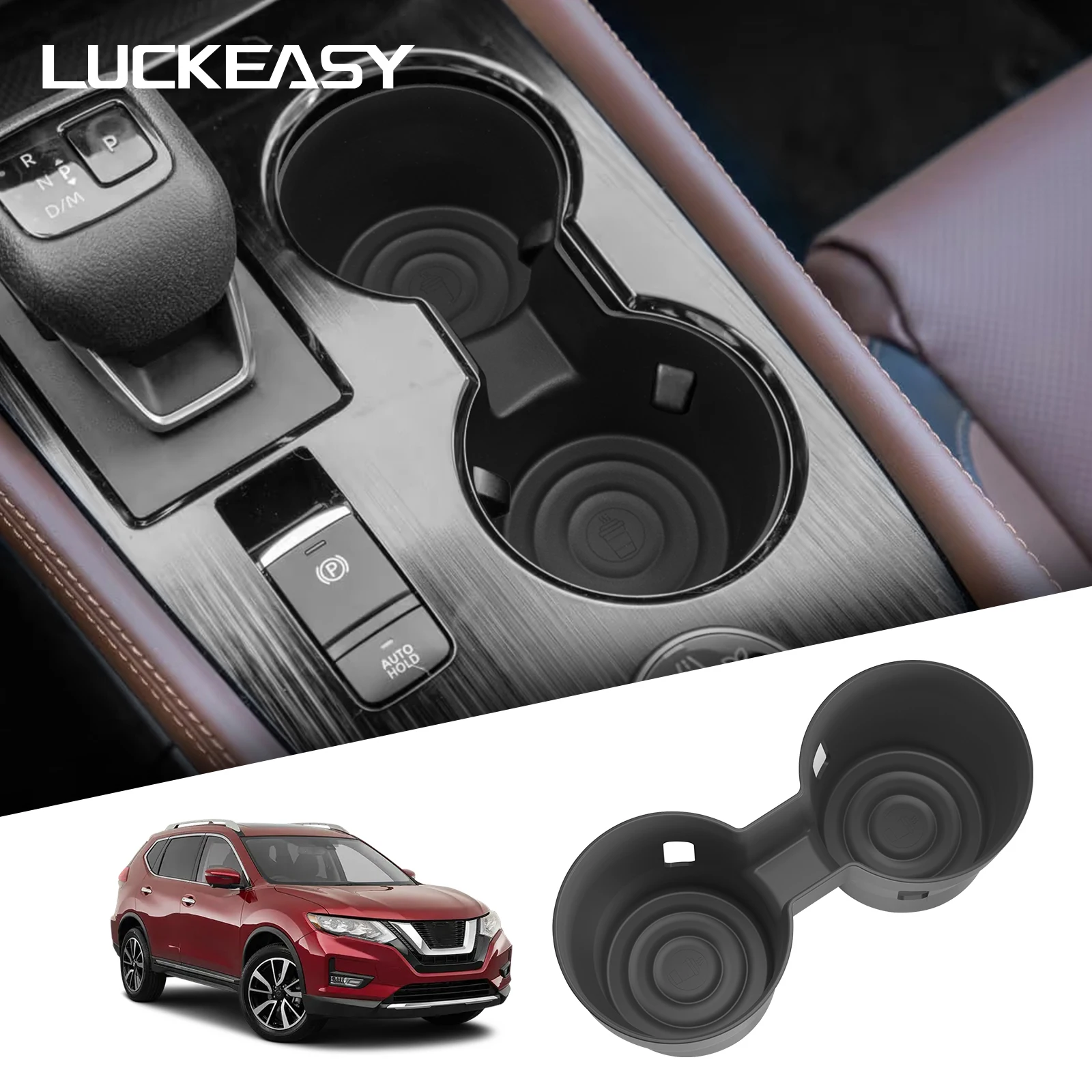 Für Nissan Rogue X-trail T33 2021-2026 Mittelkonsole Getränkehalter Auto-Innenausstattung Getränkehalter Aufbewahrungsbox