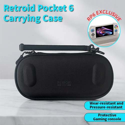 Imagen 2 del producto Accesorios originales para juegos RP6, funda protectora para dispositivo portátil RP5, bolsa de almacenamiento, cordón, bolsa suave para Retroid Pocket 6