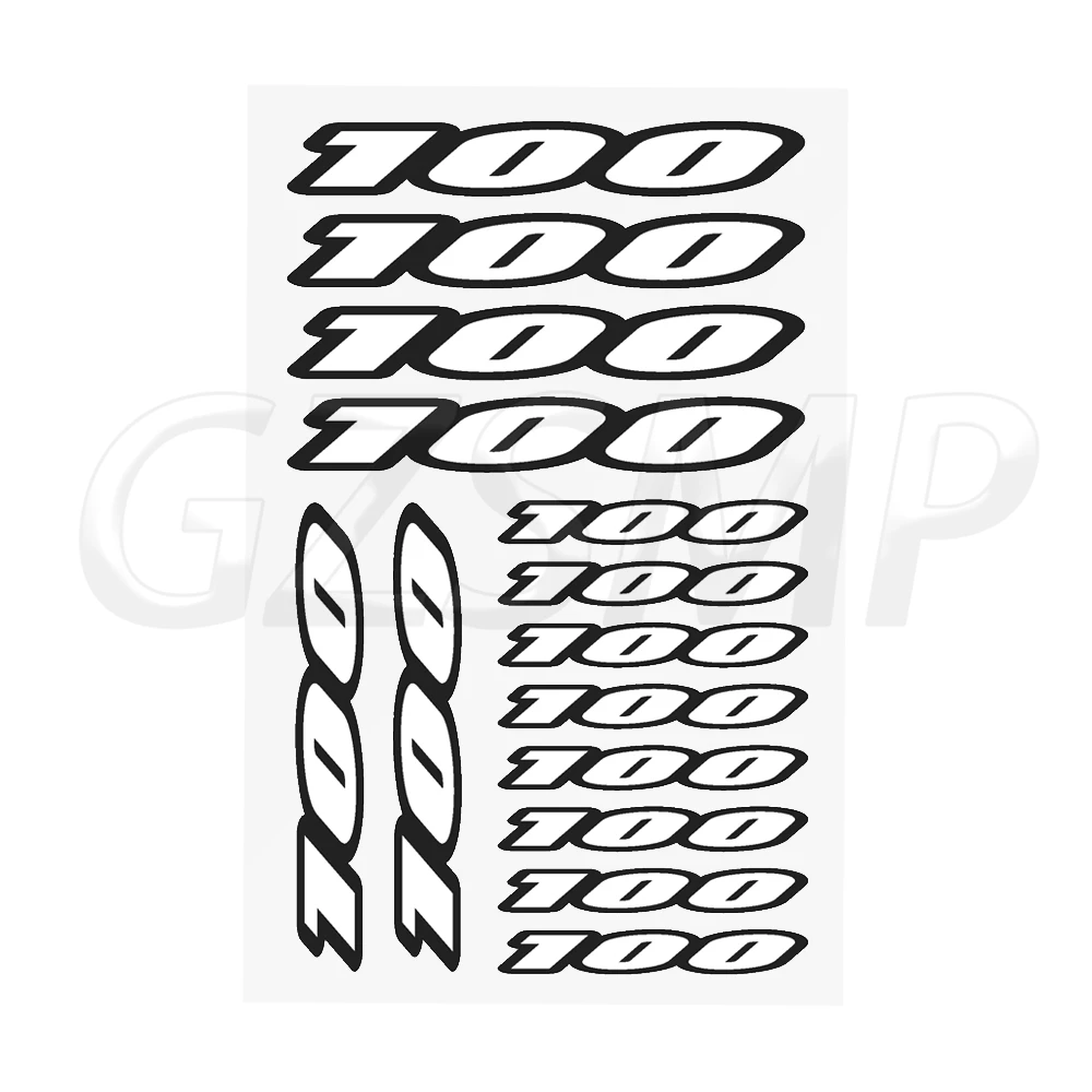 Fit for Kawasaki Suzuki KX100 KD100 KM100 RM 100 Universal Motorcycle Fairing Body Shell Sticker Deco Decal Emblem 5
