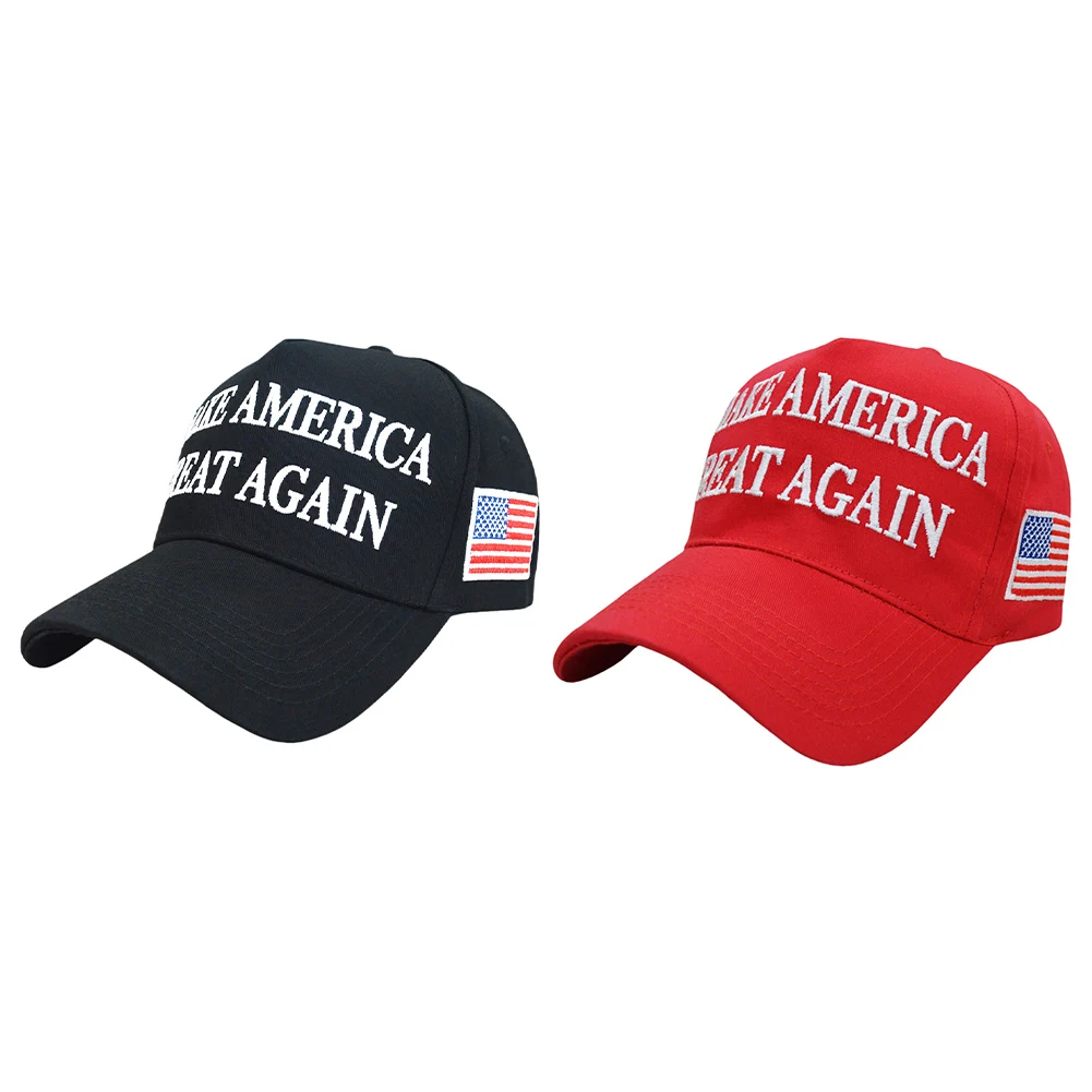 2024 Donald Trump Embroidery Hat Adjustable Trump Republican Hat Make America Great Again USA Flag Baseball Cap for Women Men