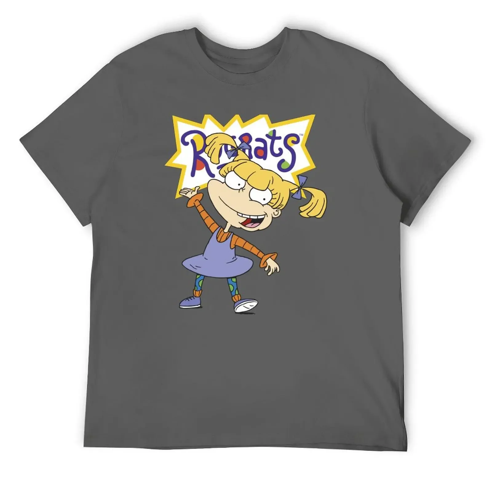 Rugrats Angelica Portrait Pose Logo T-Shirt customs design your own graphic t shirt vintage sublime mens white t shirts