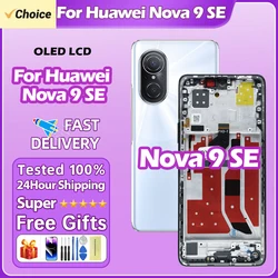 Tested For Huawei Nova 9 SE 9SE 5G JLN-LX1 LCD Display Screen Touch Panel Digitizer For Honor 50 SE 50SE JLH-AN00 Display Part