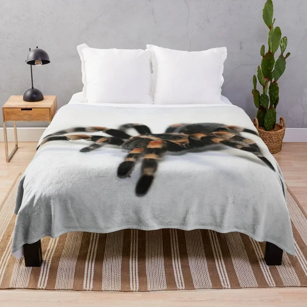 Tarantula Throw Blanket Flannels Luxury Thicken Bed linens funny gift Blankets