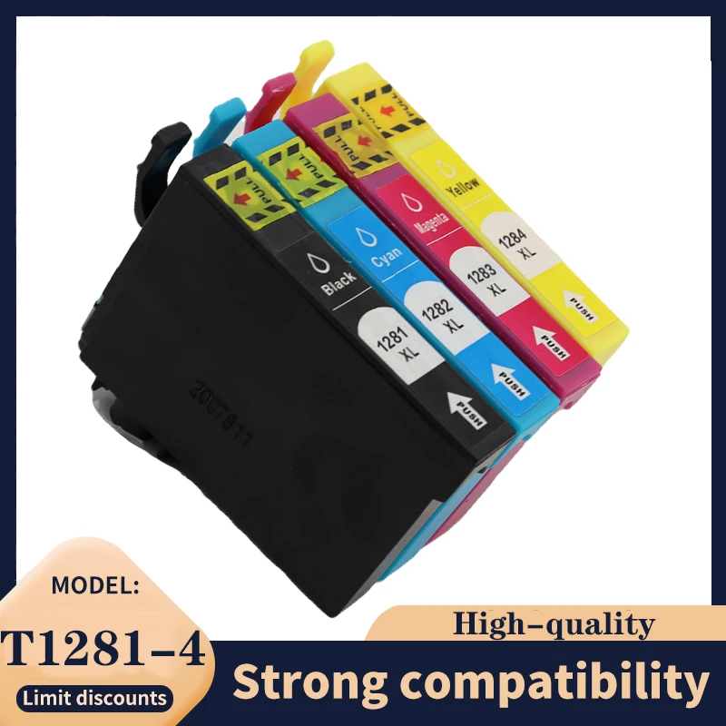 T1281 T1282 T1283 T1284 Compatible Ink Cartridge for Stylus S22 SX130 SX125 SX235W SX435W SX425W BX305F BX305FW Printer