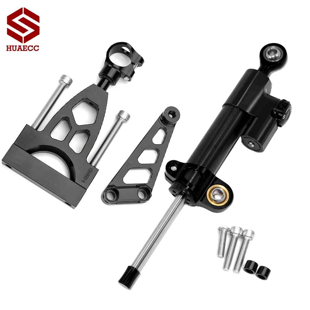 Amortisseur de stabilisation de direction de moto, support de support rapide pour Honda CB400 VTEC 1999-2010 2009 2008 2007 2006 2005 2004 2003 2002