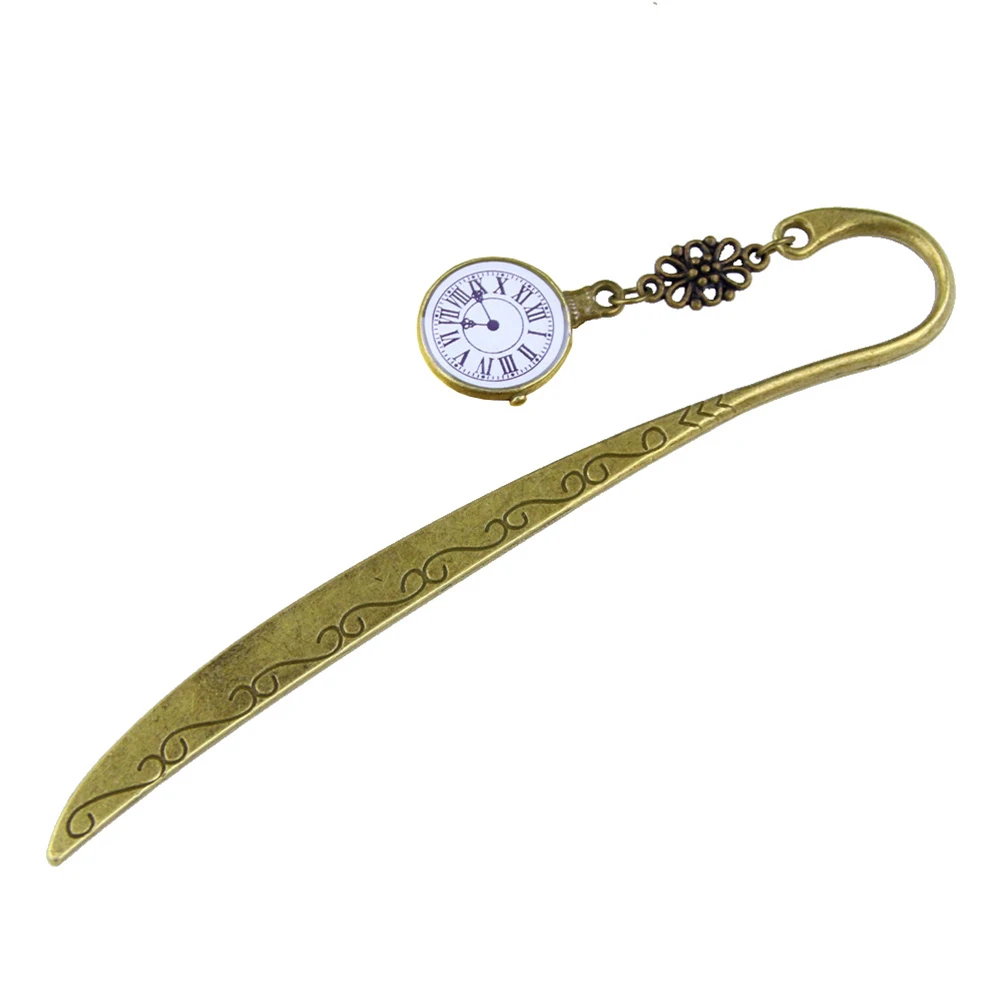 

3Pcs Retro Style Bookmark Metal Pendant with Classic Design Creative Book Marker for Students Writers Readers Office School Use