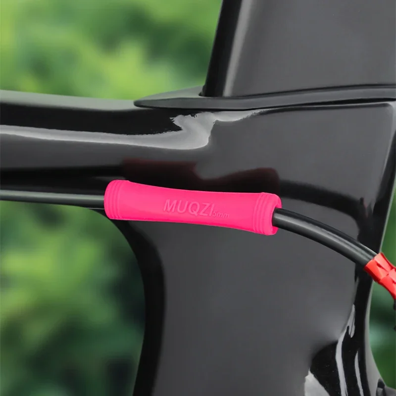 MUQZI 4/8pcs Bike Cable Protector Sleeve, Universal Durable Brake Shift Line Cover for MTB Road Fixed Gear Bicycles image 5