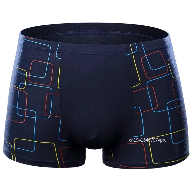 Mens Boxer Shorts Modal Underwear Sexy Print Underpants Breathable Boxers Bamboo Fiber Panties Male Underwears Plus Size 2XL-7XL