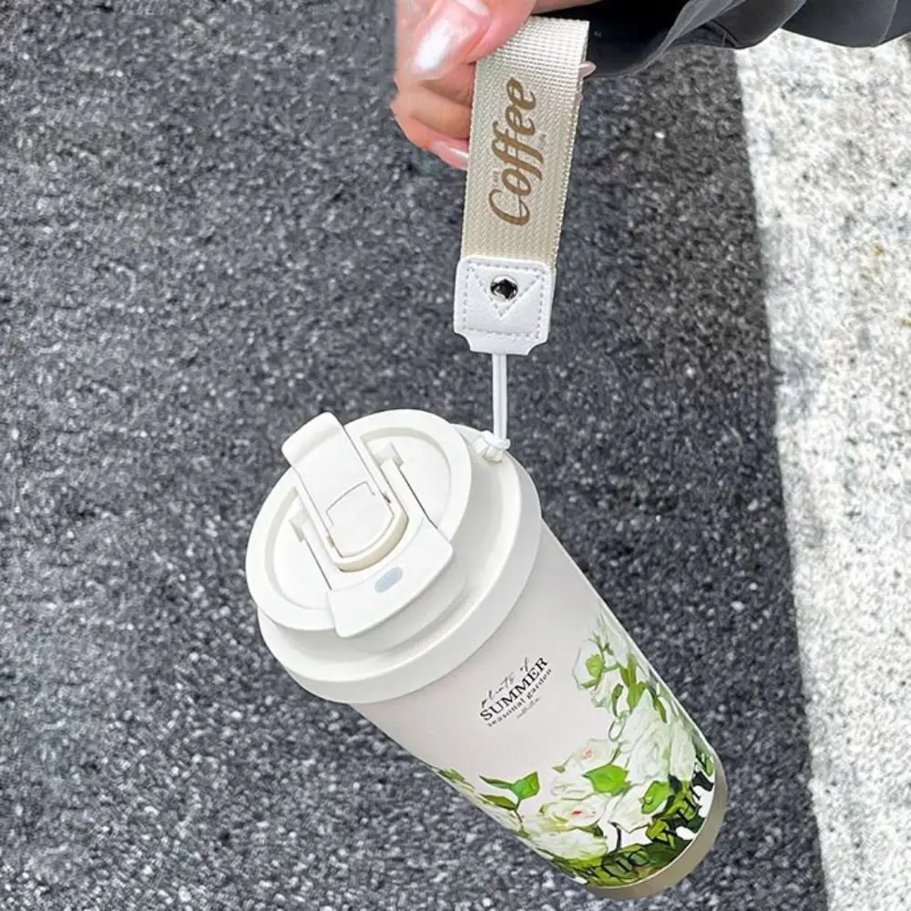 

Stainless Steel Travel Thermal Cup Keeps Cold and Heat 500ML Coffee Vacuum Flask Portable Heat-resistant Coffee Thermos Mug