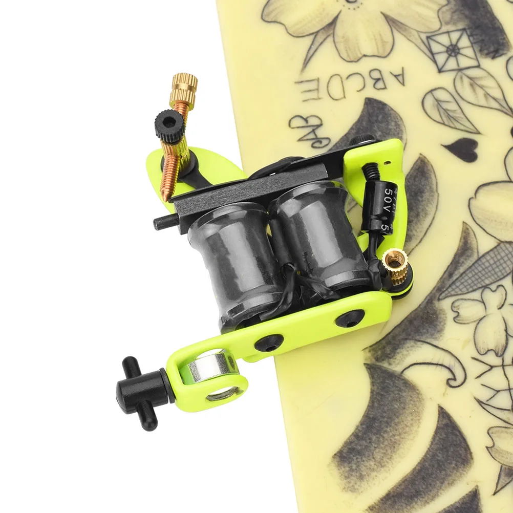 

Electroplating Iron Frame Coil Machine 8 Turns Wave Letters Tattoo Lining Tool Portable Supplies Small Device