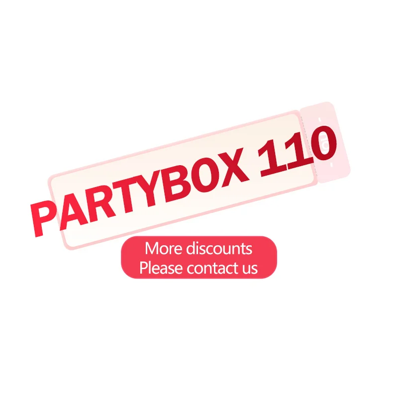 original PartyBox 110 speaker High power portable wireless Bluetooth party and party speakers for jbl