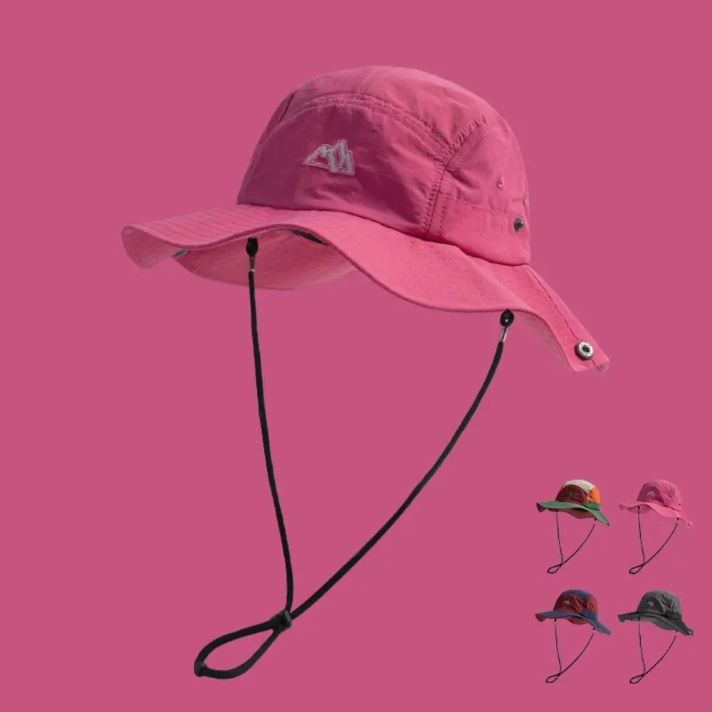 Image of Mode Farbe Passenden Eimer Hüte Schnell trocknend Atmungsaktive Sonnenhut Bergsteigen Caps Sommer