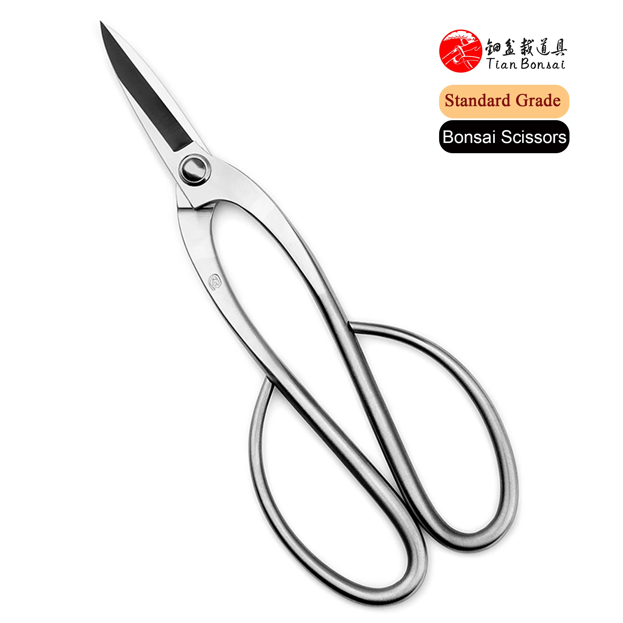 Standard Grade 200 mm Top Pruning Bonsai Scissors 3Cr13 Alloy Steel Bonsai Tools