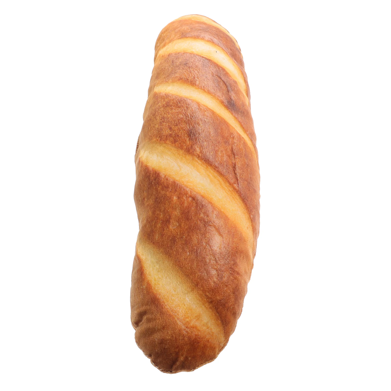 

Simulated Bread Pillow Realistic Design Funny Shaped Back Cushion Soft Fillers Washable Zipper Toy Decor Bread