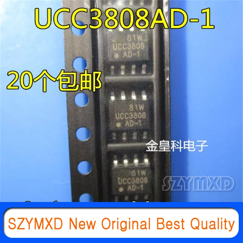 10Pcs/Lot New Original UCC3808AD-1 UCC3808AD UCC3808 UCC3808D-1 switch controller SOP8