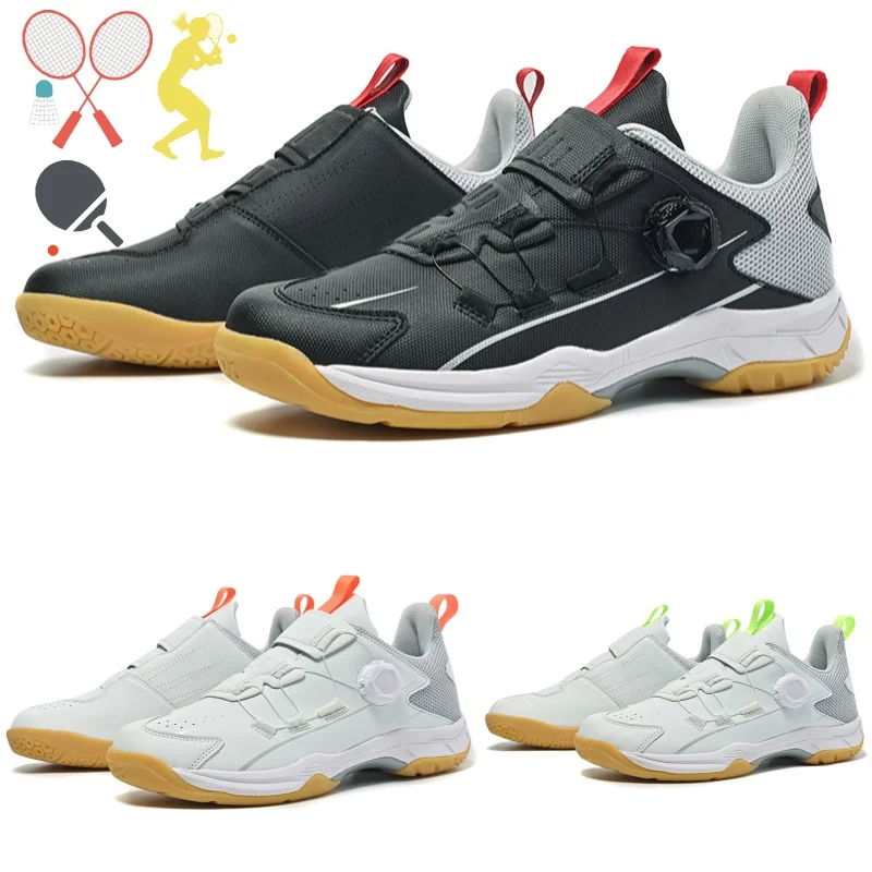 

2025 High quality Brand New Badminton Shoes Mens Tennis Anti-twish Design Breathable Sport Shoes Male Sneakers