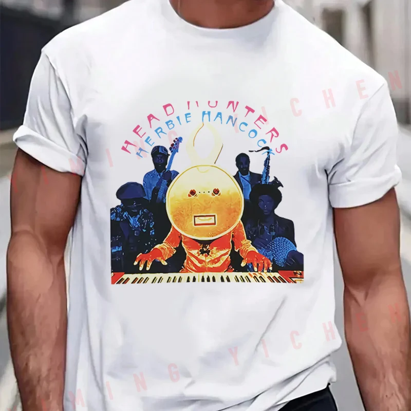 Head Hunters Herbie Hancock T-Shirt Motorrad Fans New Fashion Summer Cotton Men Short Sleeve O-Neck Tees