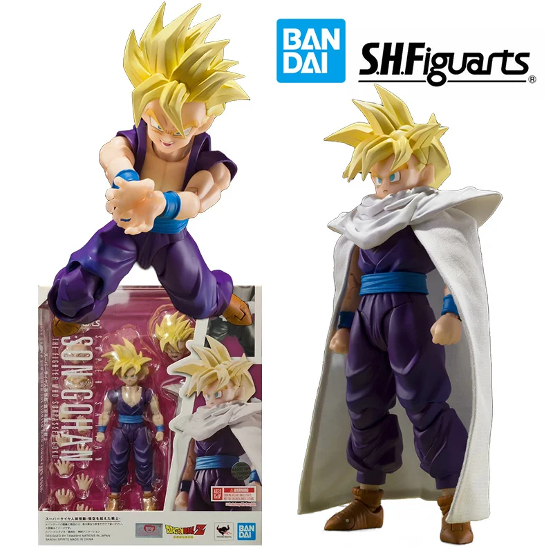 

Bandai S.h.figuarts Super Saiyan Son Gohan Dragon Ball Z 16Cm Anime Original Action Figure Children's Toy Gift Collection