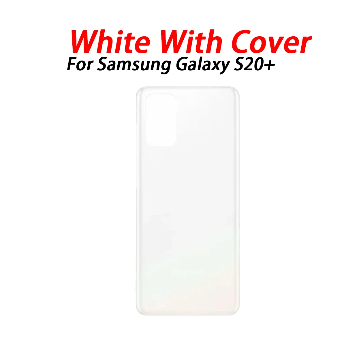 New For Samsung Galaxy S20+ S20Plus Battery Back Cover Rear Door 3D Glass Panel Battery Housing Case Adhesive Replace