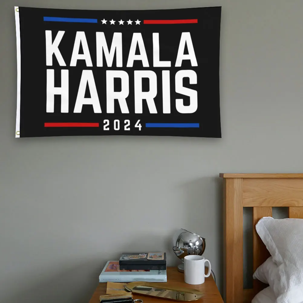 

2024 Large American Election Banner Durable Polyester Election Flag Outdoor Indoor Use Yard Sign