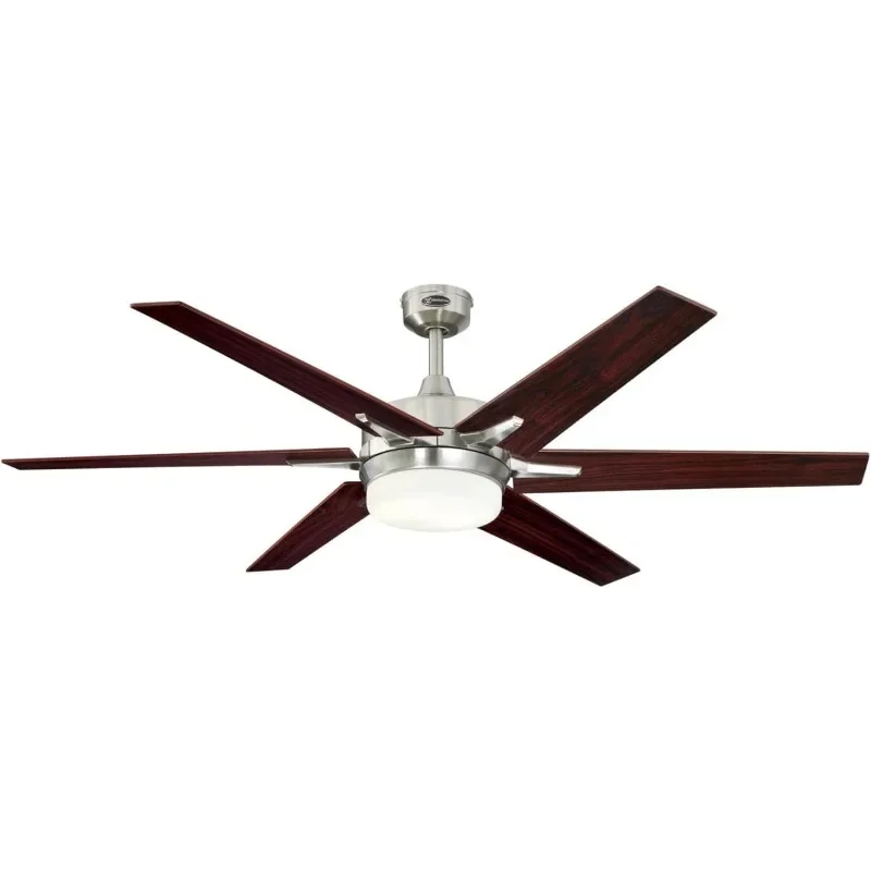 Westinghouse 74003B00 Transitional Cayuga, Smart WiFi Ceiling Fan Compatible with Amazon Alexa and Google Home with LED Light