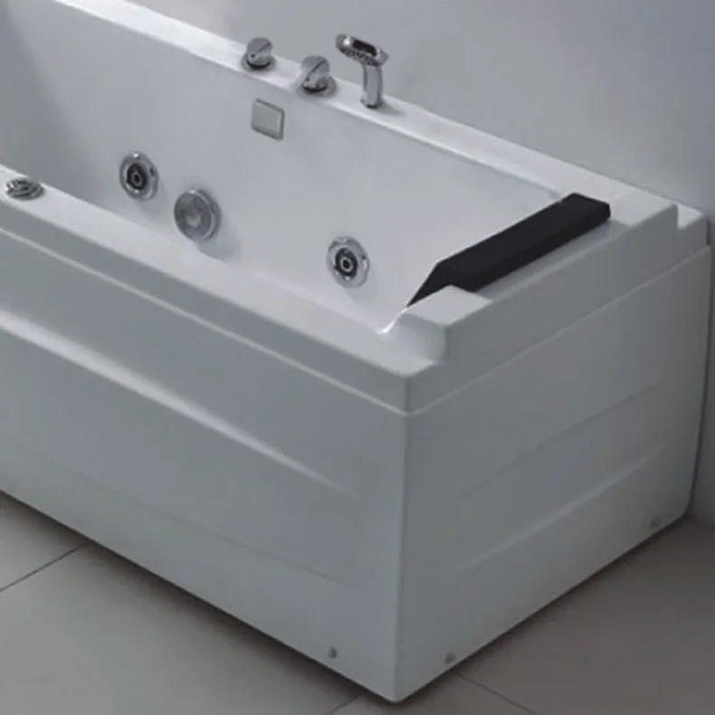 Bathroom Household small apartment acrylic surfing jacuzzi, rectangular bath heating bathtub