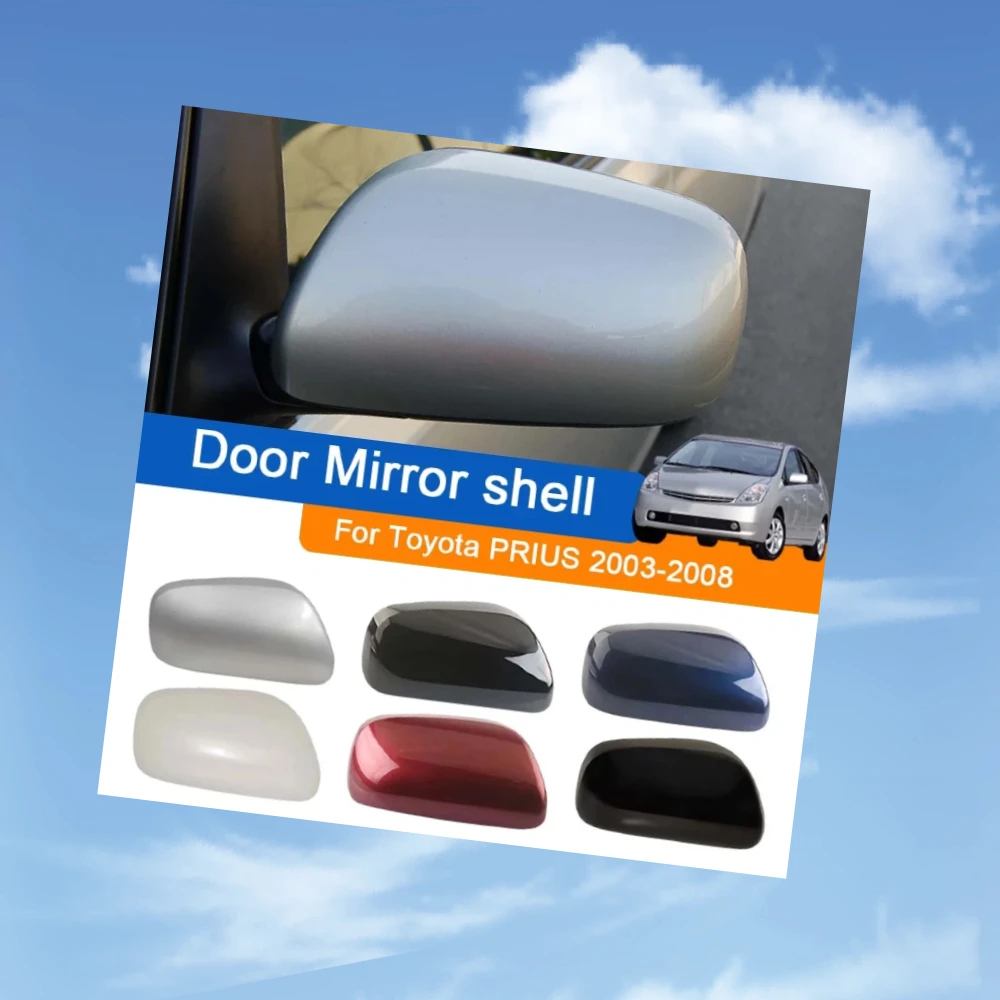 For Toyota PRIUS 20 2003 - 2008 Cars Accessories Door Mirror shell Car Rearview Accessories Upgrade Styling Modify A Car
