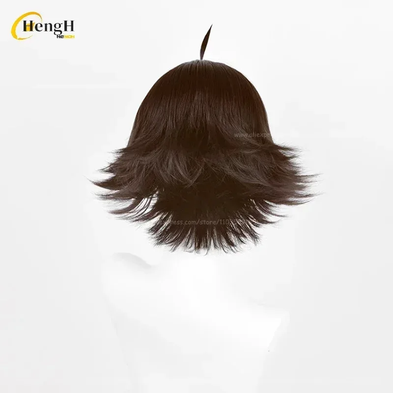 عالية الجودة الاصطناعية أنيمي رينتارو سونا قصيرة 30 سنتيمتر البني تأثيري مقاومة للحرارة الشعر هالوين شعر مستعار للحفلات + غطاء شعر مستعار