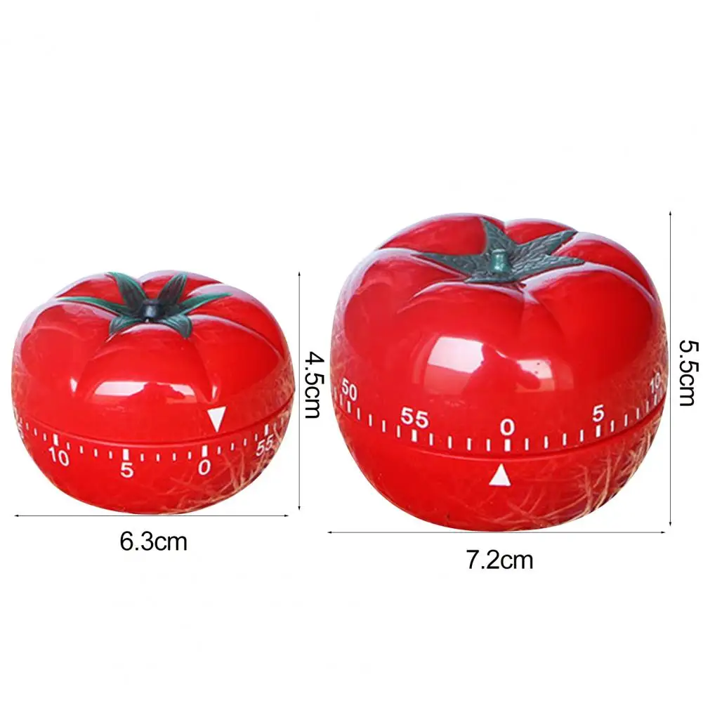 Mechanical Kitchen Timer Tomato Shaped Kitchen Timer Tomato Shape Kitchen Timer Adjustable Countdown Clock for Cooking 1 to 60