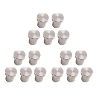 15Pcs Stainless Steel Workbench Peg Brake Stops Clamp Quick Release Woodworking Table Limit Block Woodworking Tool