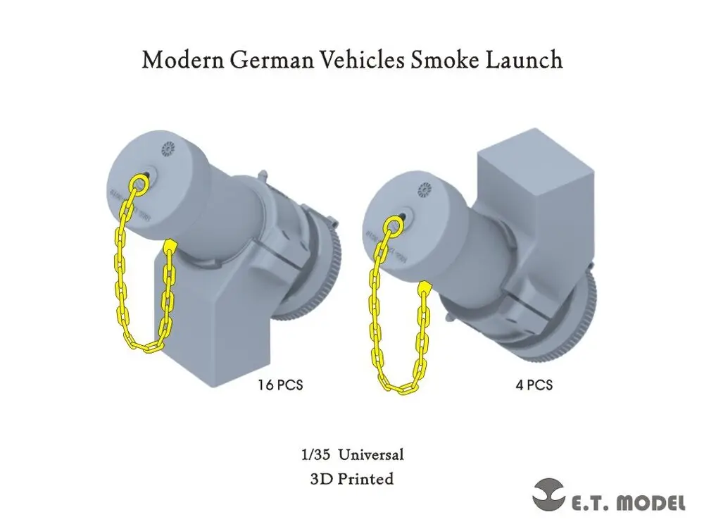 ETmodel 1:35 P35-259 современные немецкие автомобили Smoke Launch с 3D печатью