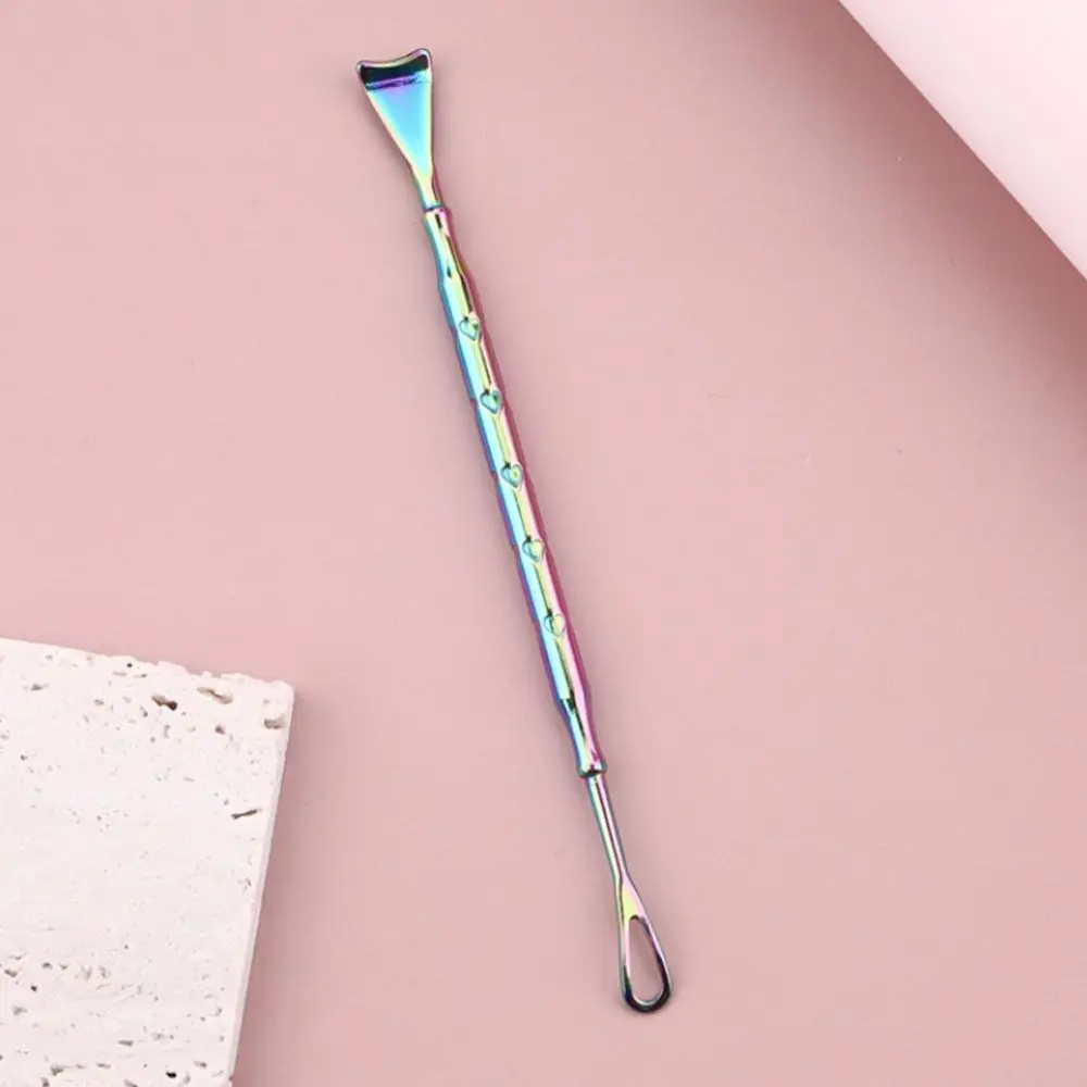 Stainless Steel Blackhead Shovel Leave No Print Manual Comedone Extractor Acne Treatment Pore Cleanser Blemish Remover Women