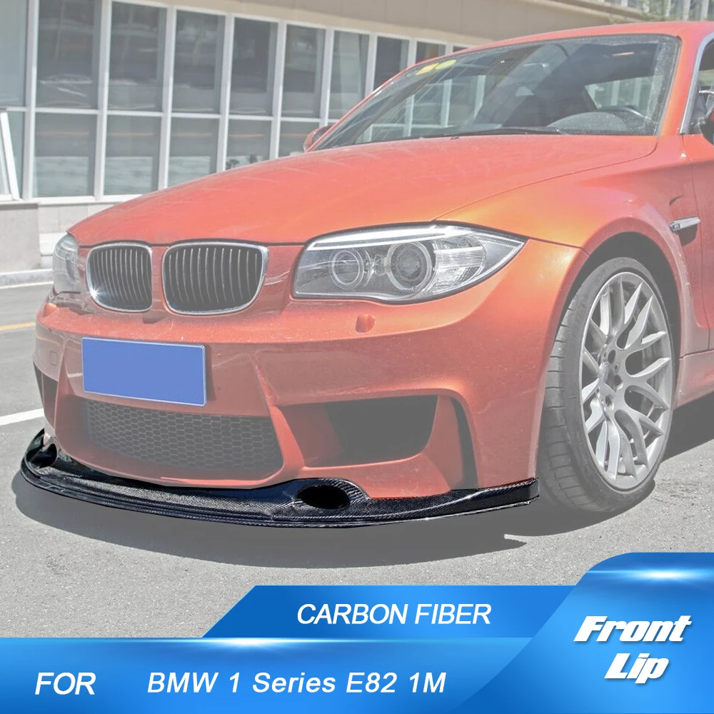 Car Front Bumper Lip Spoiler Splitters for BMW 1 Series E82 M 1M Base 1M Coupe 2-Door 2012UP Car Body Kits Carbon Fiber / FRP