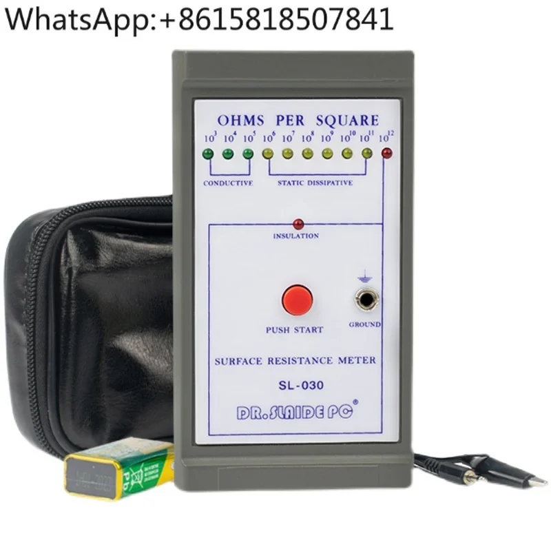 

SL-030 Surface Resistance Tester Conductive Anti-static Insulation Test Instrument ESD Table Pad Impedance Tester