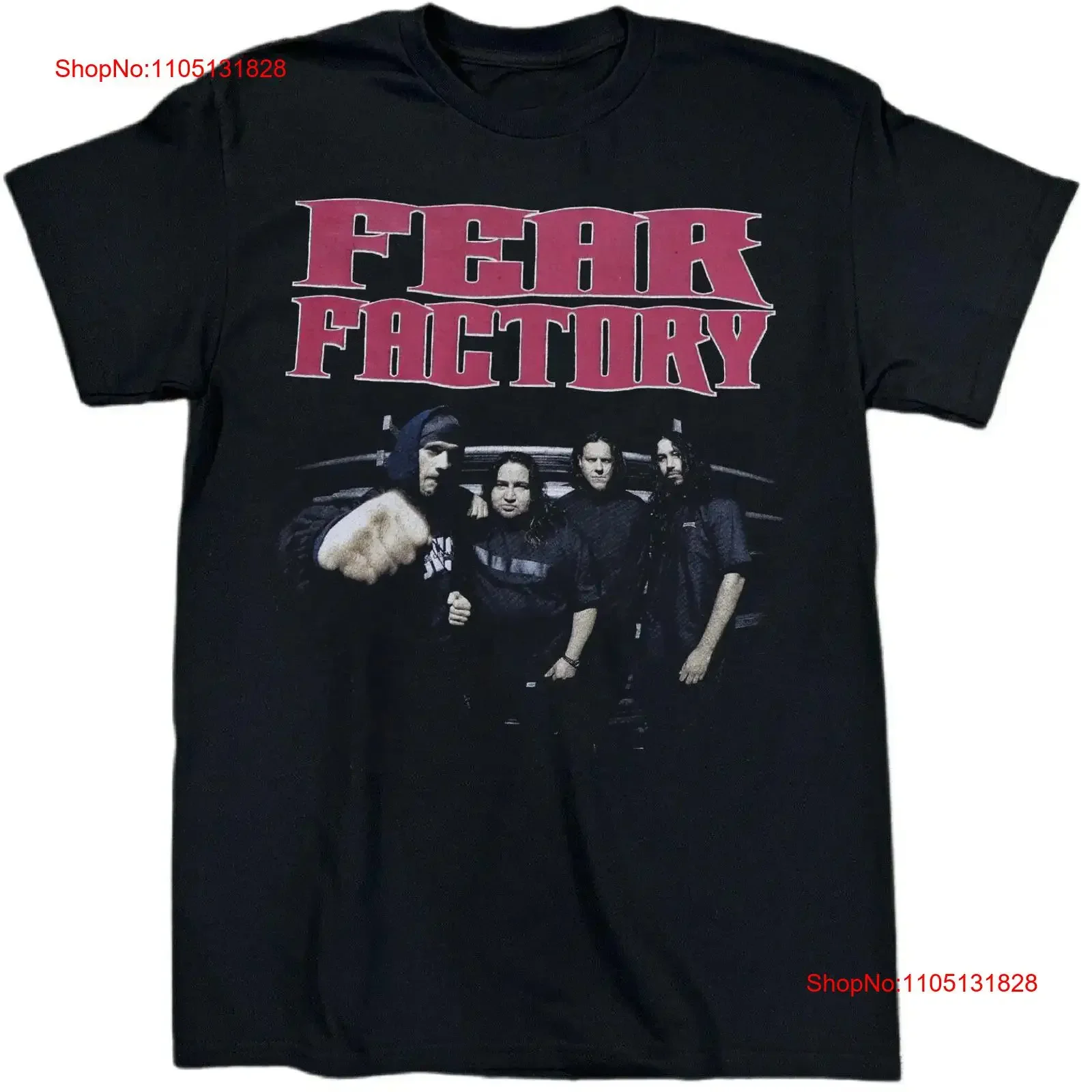 الخوف مصنع الفرقة في جولة القطن الثقيل الأسود تي شيرت جميع حجم JU466 خمر غسلها للجنسين الشارع الشهير مصمم الملابس قليلا