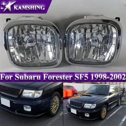 Kamshing 1pair Front Bumper Foglight For Subaru Forester SF5 1998-2002 Driving Lamp Fog Light Fog Lamp Foglamp Signal Light