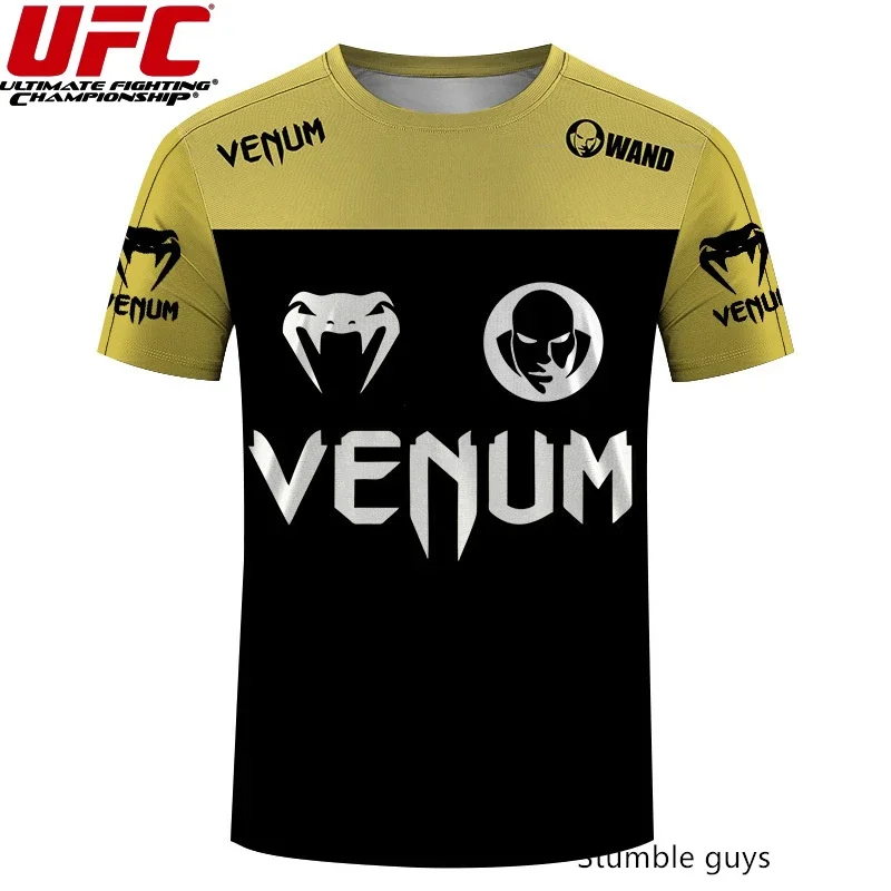 

2026 New UFC Boxing Match Pursuer T-shirt For Men And Women In Summer Casual Breathable Oversized Quick Drying Top