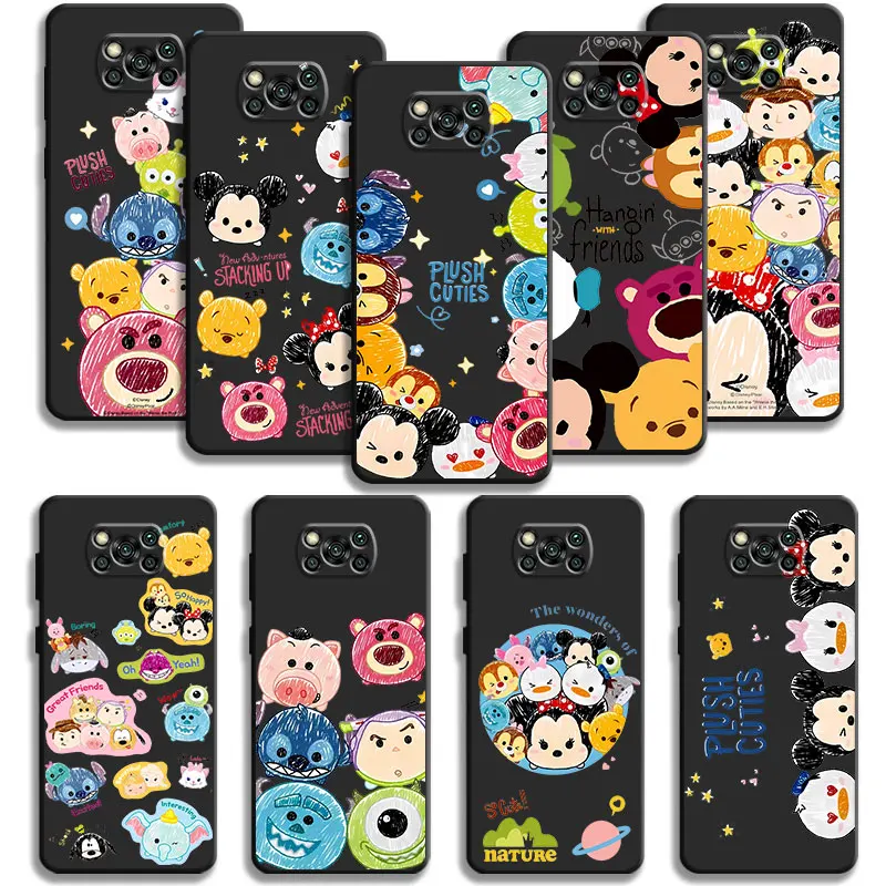 Disney Cute Mickey Mouse Friends Phone Case For Xiaomi Poco X3 NFC F5 Mi 11T for Huawei P30 P40 for Honor X8a X8 90 for Pixel 7