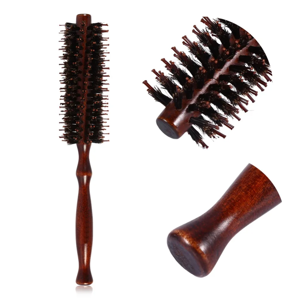 Versatile Anti-Static Round Hair Brush Portable Design Tangle-Free Styling Roller Brush Volumizing Brush For Men
