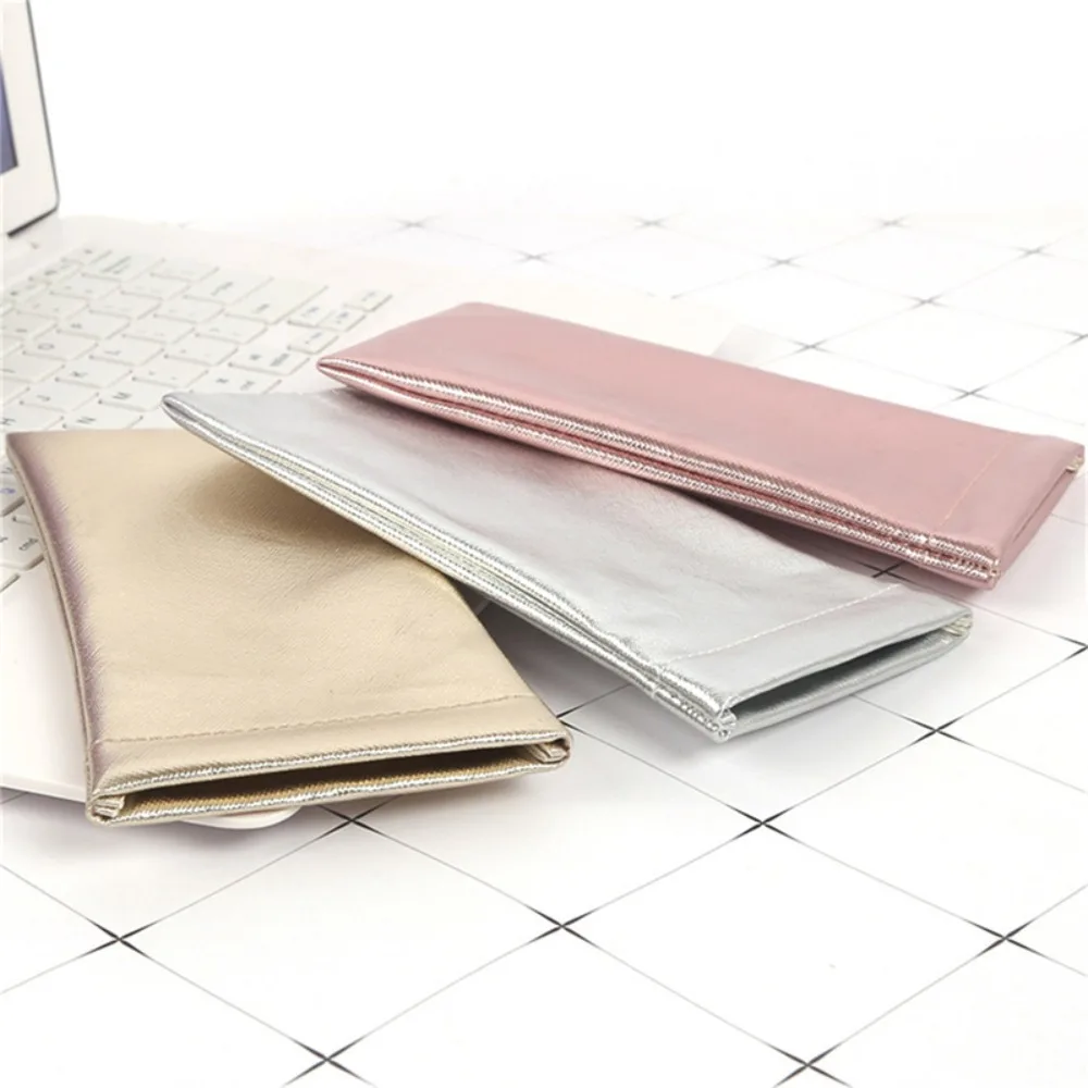 Sac à lunettes en cuir PU brillant, sac de voyage pour lunettes de soleil, pochette de protection, Pack d'accessoires, étui pour lunettes de soleil