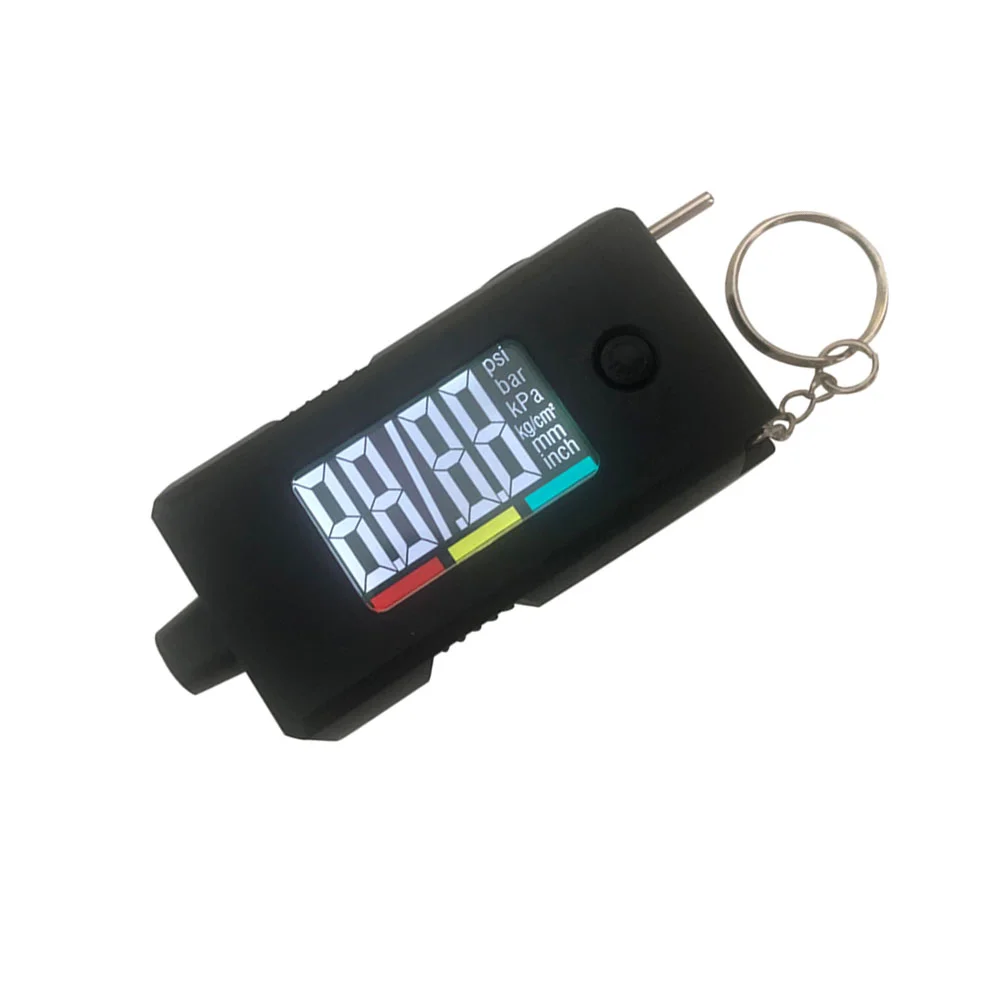 Multi-function In digital display tire pressure gauge multi-function tire pressure gauge tread ruler tread depth gauge