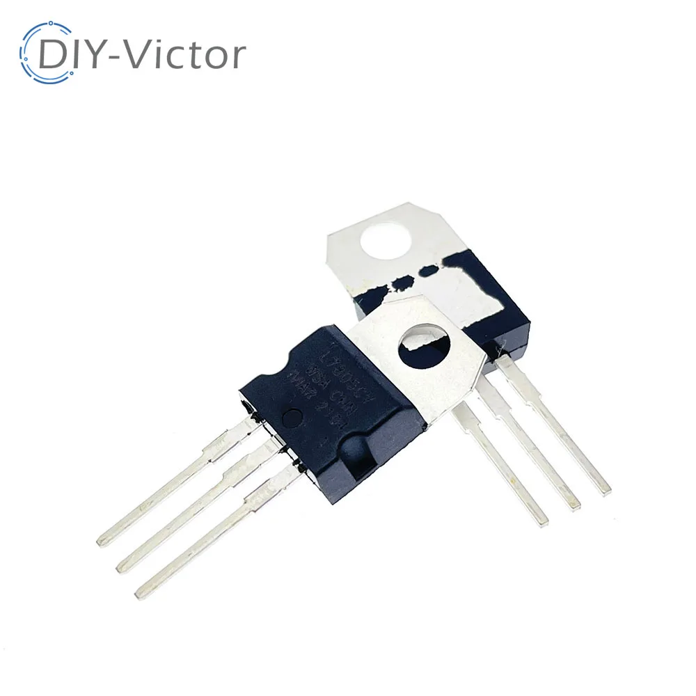 10pcs L7805CV LM7805 L7805 7805 Voltage Regulator IC 5V TO-220 make in china