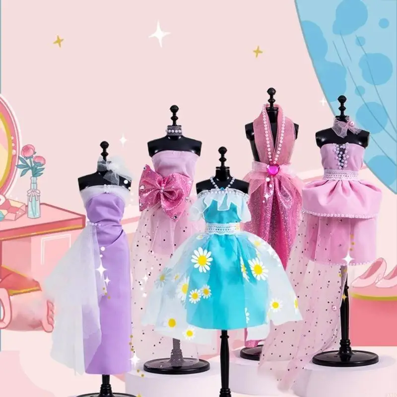 

WXTD Child Sewing Toy with Mannequin Designers Set for Girl Party Activity Toy Supply