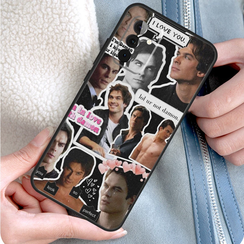 Damon Salvatore Collage Phone Case For Samsung Galaxy A52 A32 A12 A14 A34 A54 A51 A71 A53 A33 A13 A15 A25 A35 A55