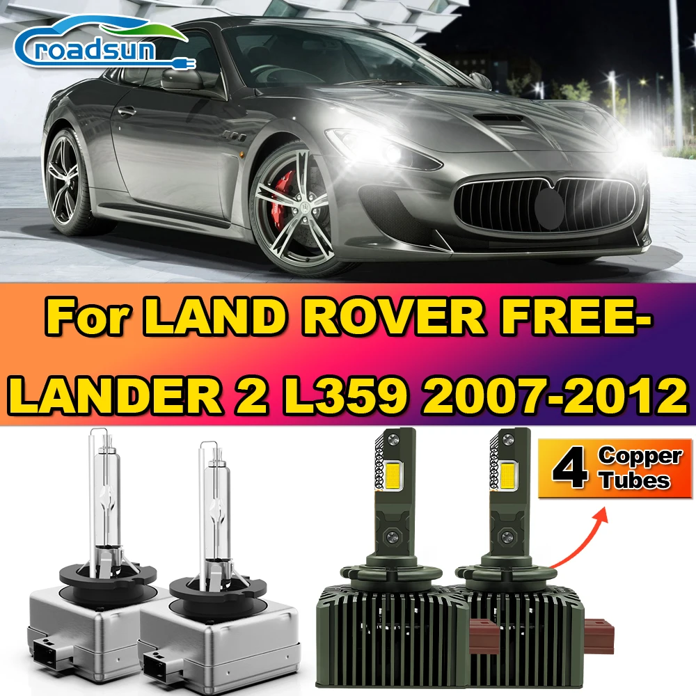 

120W LED Lights Bulbs 30000LM HID Xenon Car Headlight 12V 6000K For LAND ROVER FREELANDER 2 L359 2007 2008 2009 2010 2011 2012