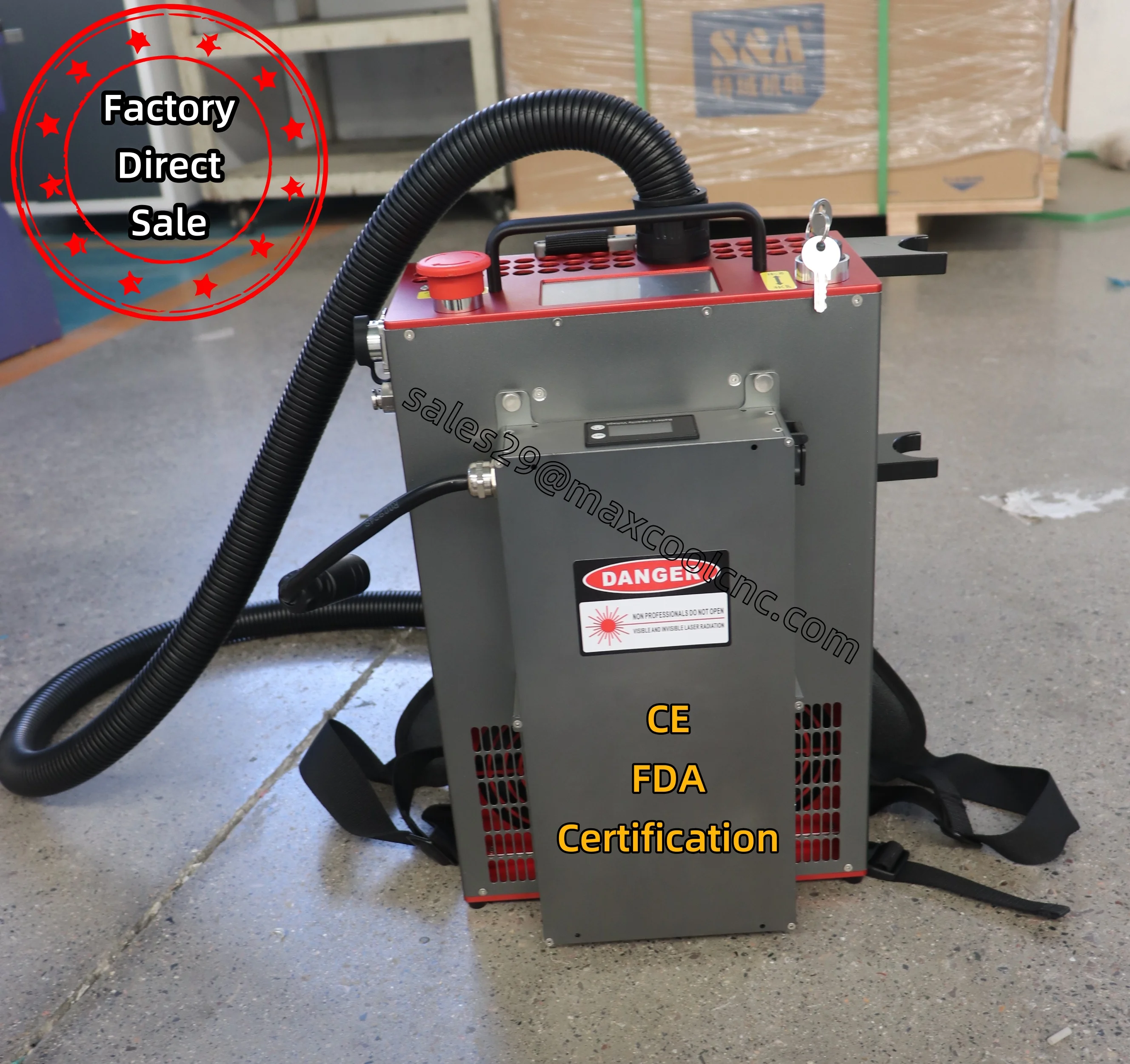 10kg Precise Lase Cleaning Tools Handheld Pulse Laser Cleaner JPT Dual Axis Laser Machines to Strip Paint Layer